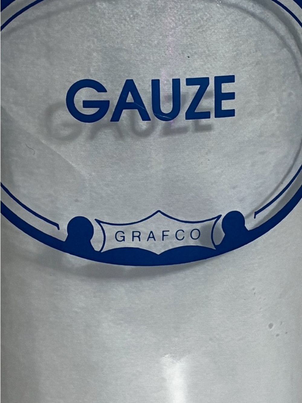 Vintage Glass Apothecary Grafco Gauze Jar Ex Condition 7”x4.5” - Picture 3 of 3
